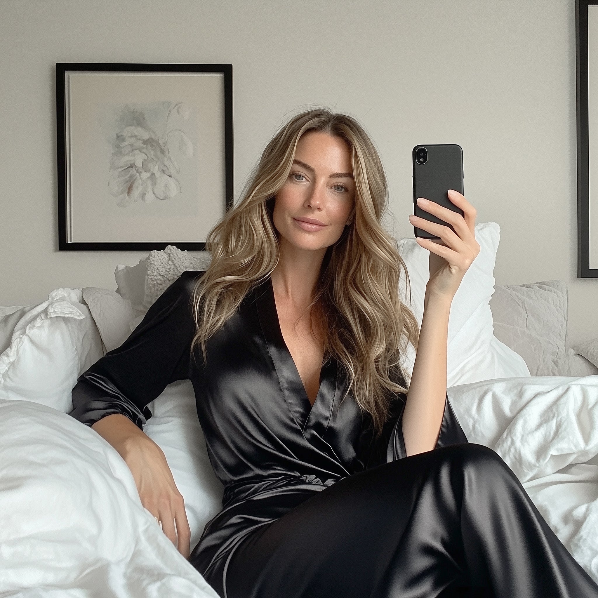 Luxury Black Oversized Lounge Set